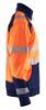Afbeeldingen van BLÅKLÄDER Sweater met rits 3558 High Vis oranje/marineblauw L