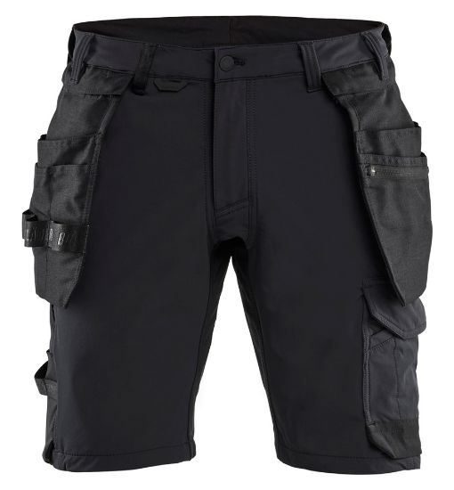 Afbeeldingen van BLÅKLÄDER Short met 4-weg stretch 1702 zwart C58