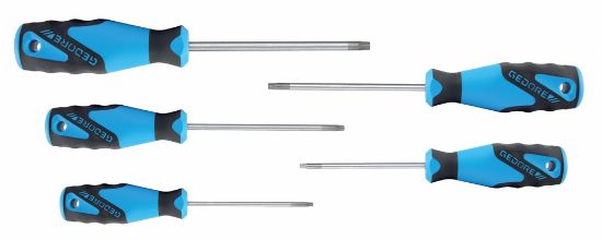 Afbeeldingen van GEDORE Schroevendraaierset TORX 3-C T10-T30 5x