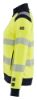 Afbeeldingen van BLÅKLÄDER Sweater Multinorm dames met rits 3471 High Vis geel/marineblauw L