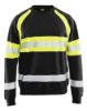 Afbeeldingen van BLÅKLÄDER Sweater 3359 zwart/High Vis geel 4XL