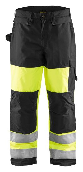Afbeeldingen van BLÅKLÄDER Winterbroek 1883 High Vis geel/zwart D96