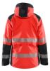 Afbeeldingen van BLÅKLÄDER Shelljack dames 4436 High Vis rood/zwart L