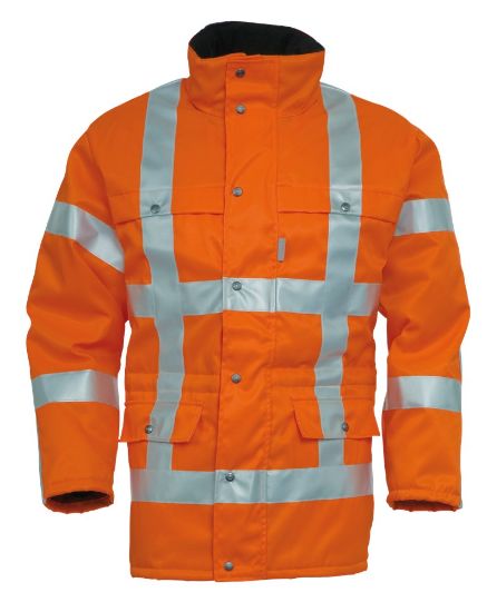 Afbeeldingen van HAVEP Parka High Visibility 4155 fluor oranje 5XL