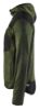 Afbeeldingen van BLÅKLÄDER Gebreid vest met softshell 4930 army groen/zwart M