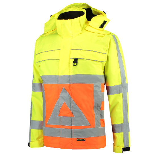 Afbeeldingen van TRICORP Parka Verkeersregelaar 403001 oranje/geel XS
