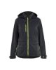 Afbeeldingen van BLÅKLÄDER Hybride jack dames 4733 zwart/High Vis geel XS