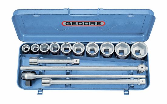 Afbeeldingen van GEDORE Dopsleutelset ¾" 32 EMZ zeskant 22-50MM 14x