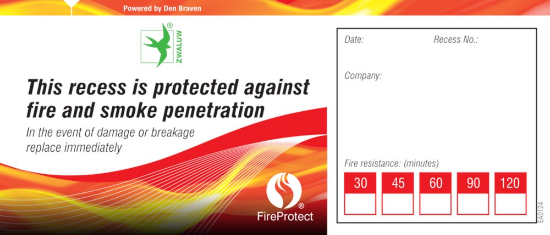 Afbeeldingen van BOSTIK Sticker brandwerendheid