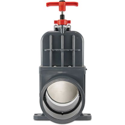 Afbeeldingen van VDL Schuifafsluiter PVC-U grijs 110MM lijmmof 0,5bar