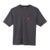 Afbeeldingen van MILWAUKEE Werk T-shirt met korte mouwen WTSSG grijs XL