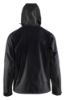 Afbeeldingen van BLÅKLÄDER Softshell jack met capuchon 4753 zwart/donkergrijs S