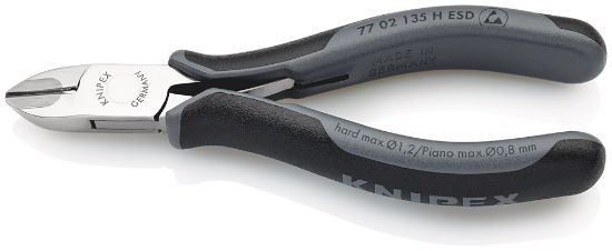 Afbeeldingen van KNIPEX Zijsnijtang elektro HM 7702135HESD DIN9654