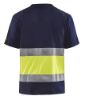 Afbeeldingen van BLÅKLÄDER T-shirt 3387 marineblauw/High Vis geel M