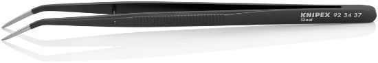 Afbeeldingen van KNIPEX Pincet universeel zwart staal 923437 155MM