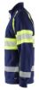 Afbeeldingen van BLÅKLÄDER Sweater met rits 3551 marineblauw/High Vis geel M