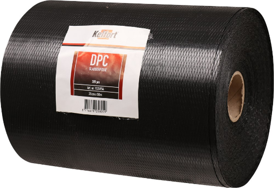 Afbeeldingen van KELFORT DPC-slabbenfolie 300mu 25CM 50M