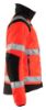 Afbeeldingen van BLÅKLÄDER Fleecejack winddicht 4888 High Vis rood/zwart XS