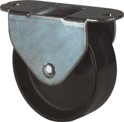 Afbeeldingen van KELFORT Bokwiel EV zwart kunststof 40MM met glijlager 50kg