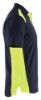 Afbeeldingen van BLÅKLÄDER Poloshirt piqué 3324 donker marineblauw/High Vis geel 2XL
