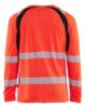 Afbeeldingen van BLÅKLÄDER T-shirt UV met lange mouwen 3599 High Vis rood/zwart M