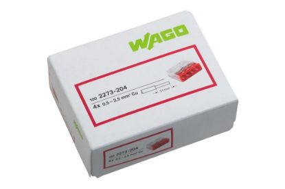 Afbeeldingen van WAGO Lasklem compact 4-voudig DS100 2,5MM²
