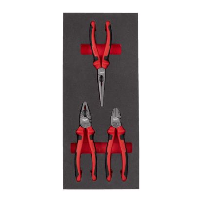 Afbeeldingen van MILWAUKEE Tangenset in foam inlay 3x