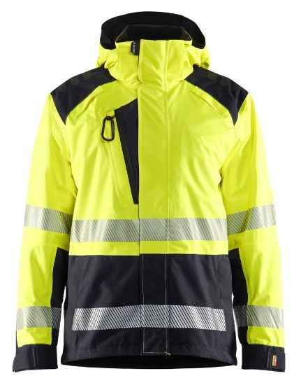 Afbeeldingen van BLÅKLÄDER Shelljack 4435 High Vis geel/zwart 2XL