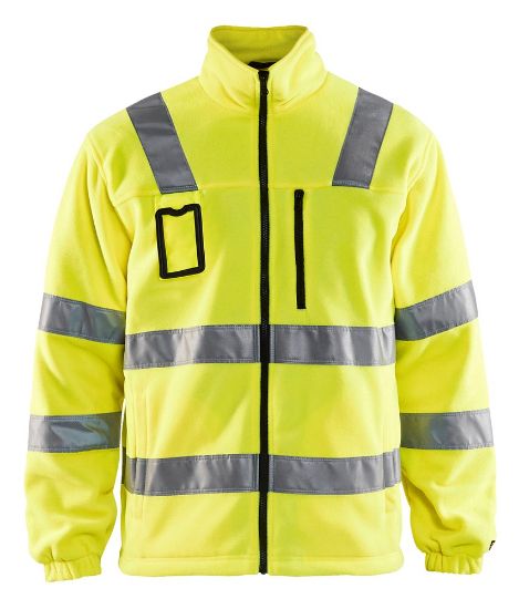 Afbeeldingen van BLÅKLÄDER Fleecejas 4853 High Vis geel 5XL