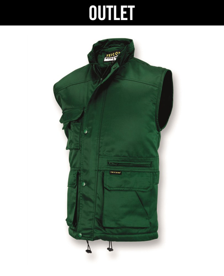 Afbeeldingen van TRICORP Bodywarmer industrie 402001 flessengroen S