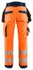 Afbeeldingen van BLÅKLÄDER Softshell werkbroek dames 7118 High Vis oranje/marineblauw C46