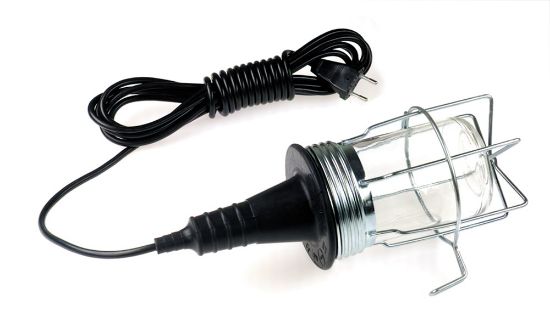 Afbeeldingen van EUROLUX Korflooplamp rubber E27 230V 60W zonder kabel
