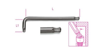 Afbeeldingen van BETA Haakse stiftsleutel kogelkop TORX 97BTX 09