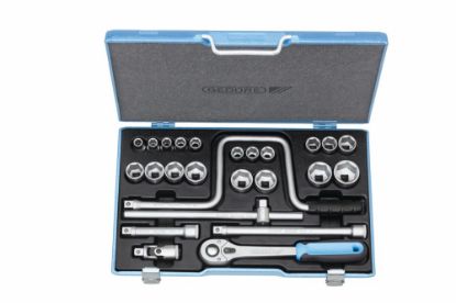 Afbeeldingen van GEDORE Dopsleutelset ½" 19 TMU-10 10-32MM 25x