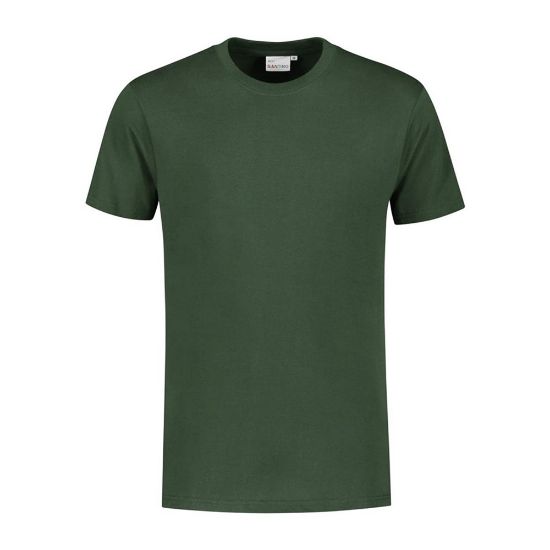 Afbeeldingen van SANTINO T-shirt Basic Jolly donker groen XS