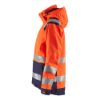 Afbeeldingen van BLÅKLÄDER Shelljack dames 4904 High Vis oranje marineblauw M