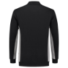 Afbeeldingen van TRICORP Polosweater bi-colour 302003 zwart/grijs S