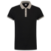 Afbeeldingen van TRICORP Poloshirt bi-colour Slim-Fit 201002 zwart/grijs S