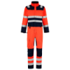 Afbeeldingen van TRICORP Overall High Vis bi-colour 753009 fluor rood/inkt 52