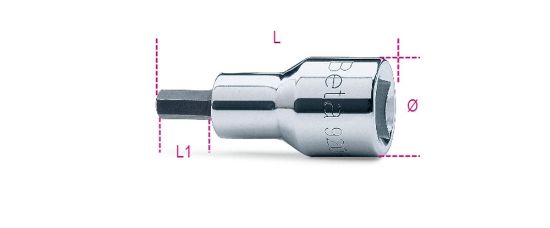 Afbeeldingen van BETA Schroevendraaierdop ½" inbus 920PE-AS 1/8