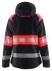 Afbeeldingen van BLÅKLÄDER Shelljack dames 4430 zwart/High Vis rood S