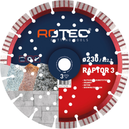 Afbeeldingen van ROTEC Diamantzaagblad TURBO BASIC 115X2,4X22,2MM