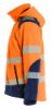 Afbeeldingen van BLÅKLÄDER Softshell winterjas lichtgewicht 4400 High Vis oranje/marineblauw L