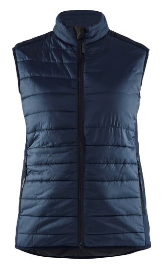 Afbeeldingen van BLÅKLÄDER Bodywarmer gevoerd dames 3864 donker marineblauw XS