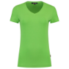 Afbeeldingen van TRICORP T-shirt V-hals Slim-Fit dames 101008 limoen 5XL