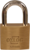 Afbeeldingen van OXLOC Cilinderhangslot EV messing laag 40MM KA4005