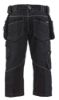 Afbeeldingen van BLÅKLÄDER Piraatbroek denim stretch X1900 1991 zwart C62