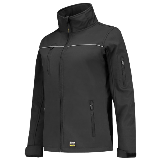 Afbeeldingen van TRICORP Softshell Luxe dames 402009 donkergrijs L