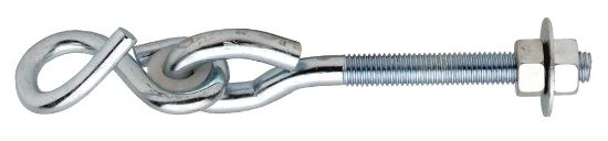 Afbeeldingen van Bevestigingshaak met s-haak VZ 180X12MM