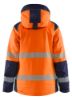 Afbeeldingen van BLÅKLÄDER Winterjas dames 4456 High Vis oranje/marineblauw S